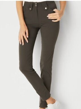 Anatomie ‘The Skyler’ Travel Pant - Size Small - Dark Khaki